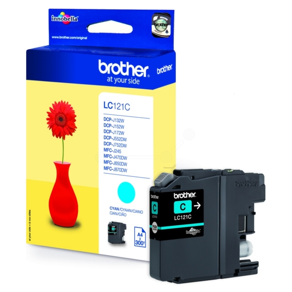 Brother Tinte LC-121 | LC121 | LC-121C | LC121C cyan