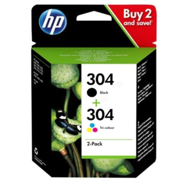 HP Tinte 3JB05AE | 304 schwarz