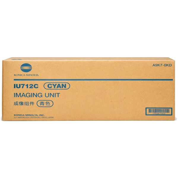 Konica Trommel IU-712 | A9K70KD | DR-712C | DR712C cyan