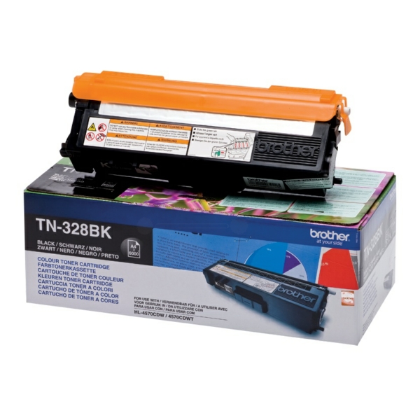 Brother Toner TN-328 | TN328 | TN-328BK | TN328BK schwarz