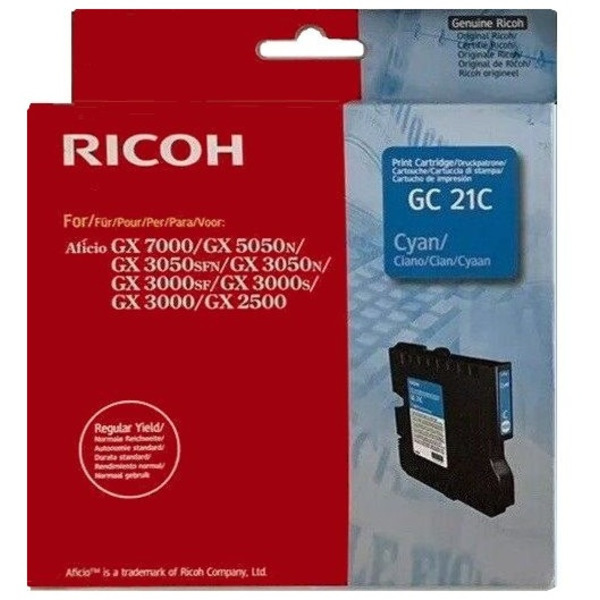 Ricoh Toner 405533 | GC-21C | GC21C cyan