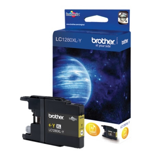 Brother Tinte LC-1280XL | LC1280XL | LC-1280XLY | LC1280XLY | LC1280Y yellow