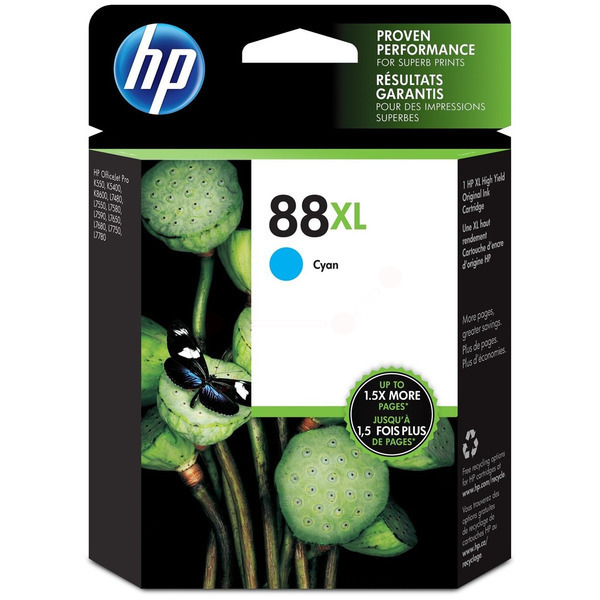 HP Tinte C9391A | C9391AE | 88XL | 88XLCYAN cyan