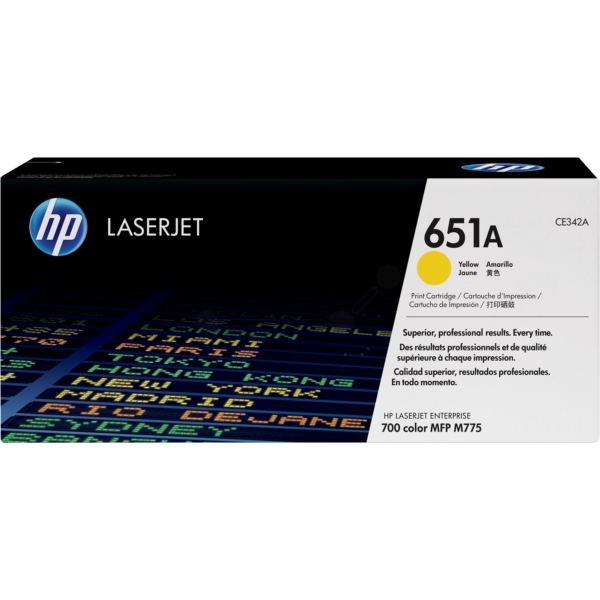 HP Toner CE342A | 651A | 651AYELLOW yellow