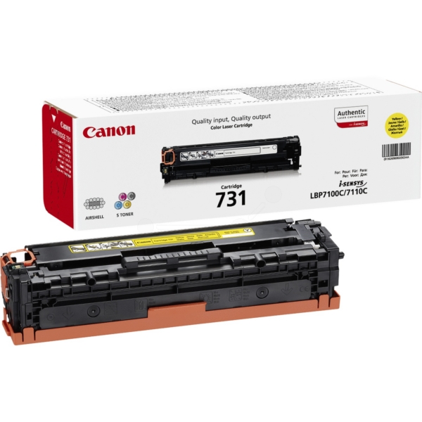 Canon Toner 6269B002 | CRG731Y | 731Y yellow