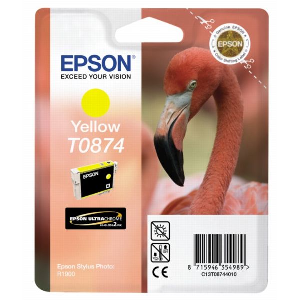 Epson Tinte C13T08744010 | T0874 | BT0874 | T08744010 yellow