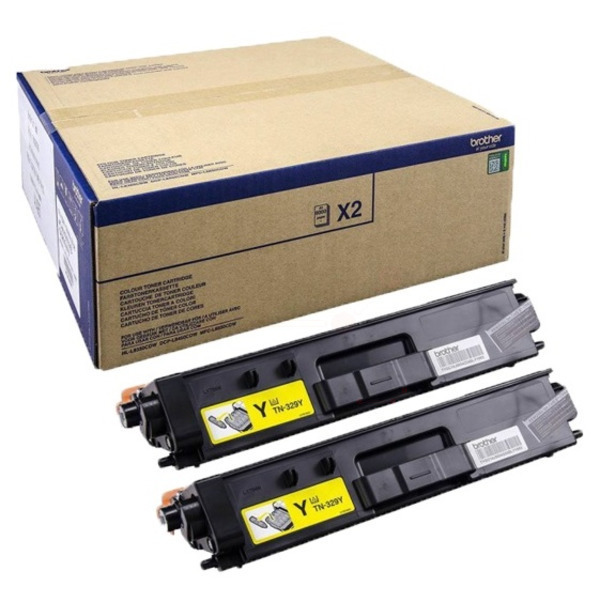 Brother Toner TN-329Y | TN329Y | TN329YTWIN yellow