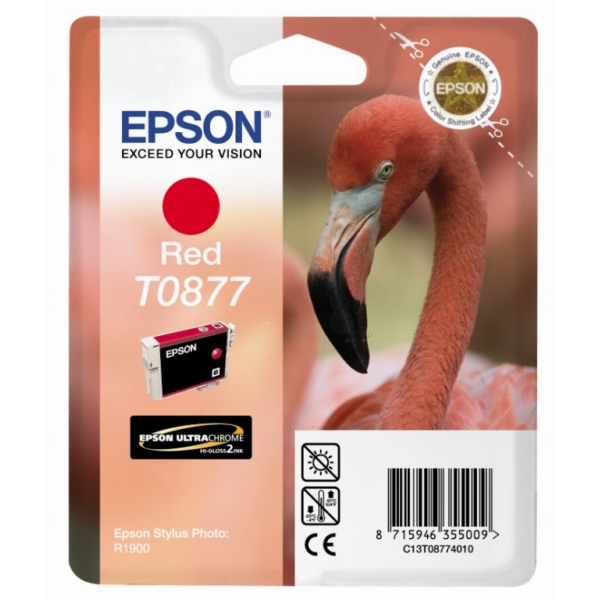 Epson Tinte C13T08774010 | T0877 | BT0877 | T08774010 rot