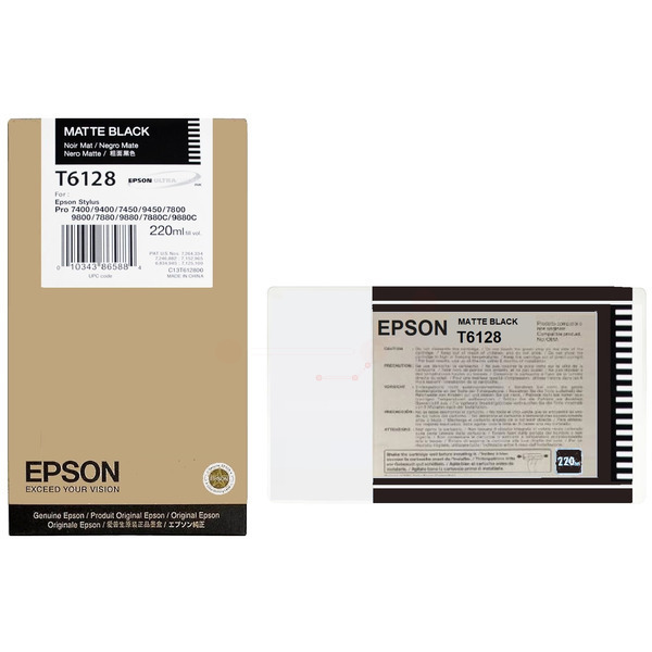 Epson Tinte C13T612800 | T6128 | T612800 schwarz
