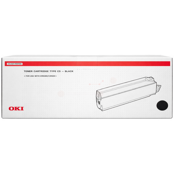 OKI Toner 41963608 schwarz