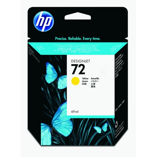 HP Tinte C9400A | 72 | 72YELLOW | 72Y yellow