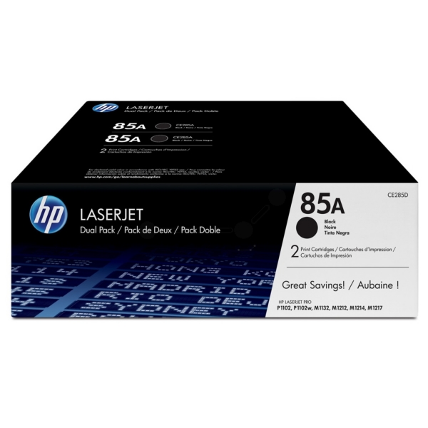 HP Toner CE285AD | 85A | 85ABLACK schwarz
