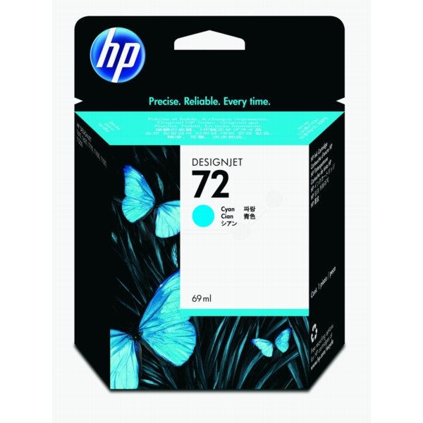 HP Tinte C9398A | 72 | 72CYAN | 72C cyan
