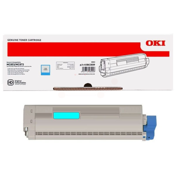 OKI Toner 45862839 cyan