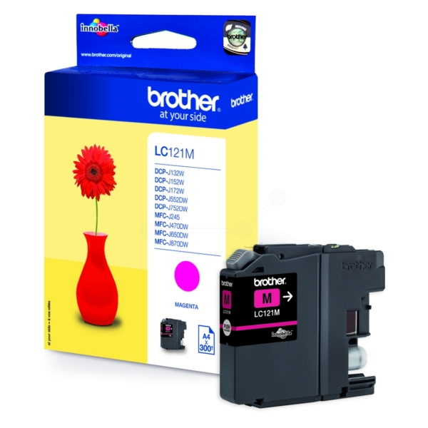 Brother Tinte LC-121M | LC121M magenta