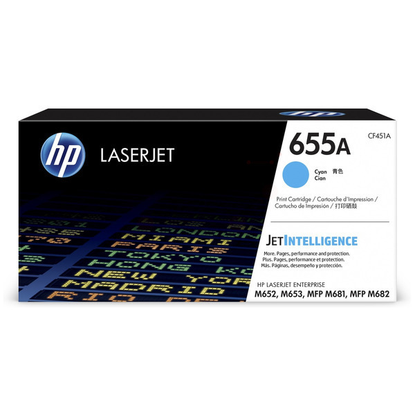 HP Toner CF451A | 655AC | 655ACYAN | 655A cyan
