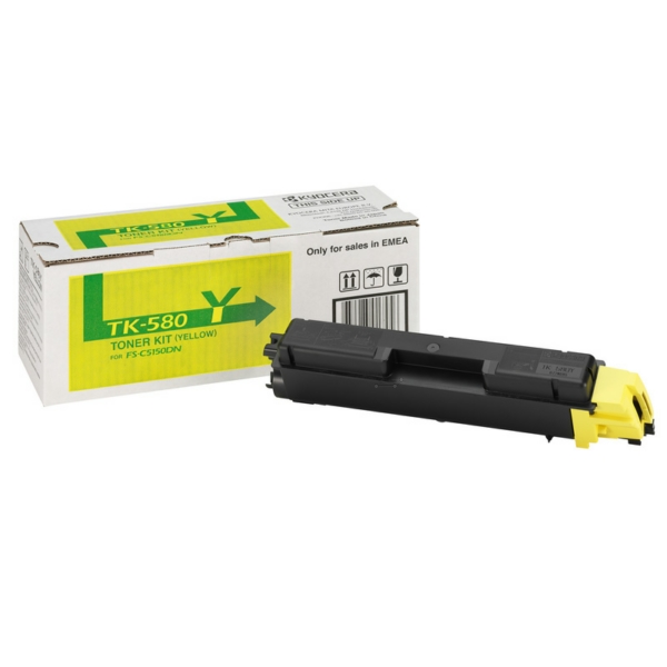 Kyocera Toner TK-580 | TK580 | 1T02KTANL0 | TK-580Y yellow