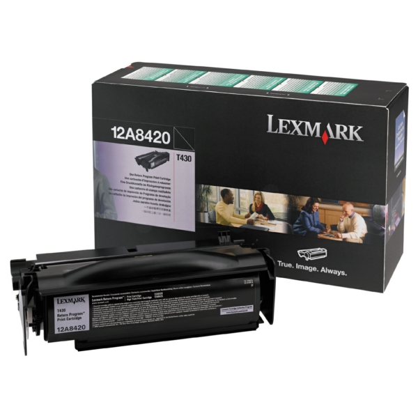 Lexmark Toner 12A8420 schwarz