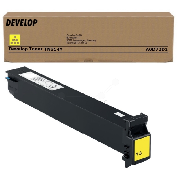 Develop Toner TN-314 | TN314 | A0D72D1 yellow