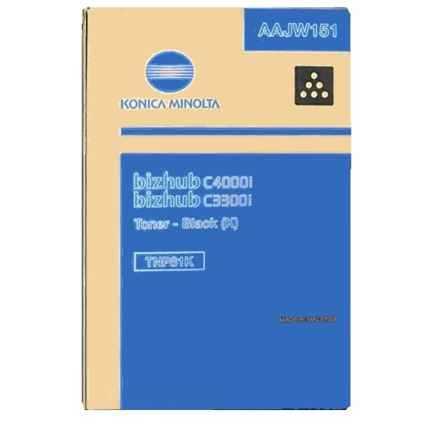 Konica Toner AAJW151 | TNP-81K | TNP81K schwarz